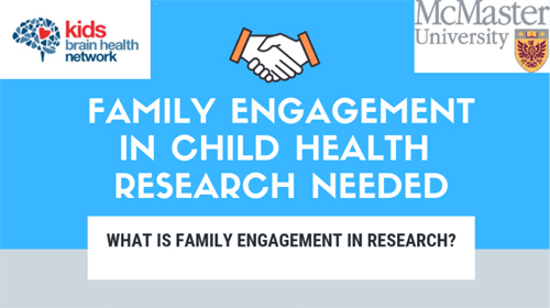 Family Engagement in Child Health Research Needed