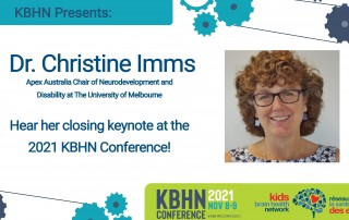 Dr. Christine Imms, 2021 KBHN Conference Keynote