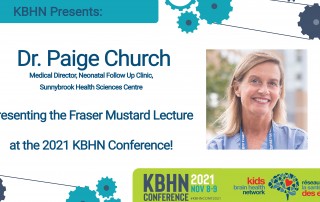 Dr. Paige Church, Fraser Mustard Lecture