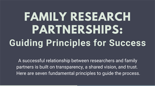 Family Research Partnerships: Guiding Principles for Success