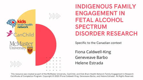 Indigenous Family Engagement in Fetal Alcohol Spectrum Disorder Research