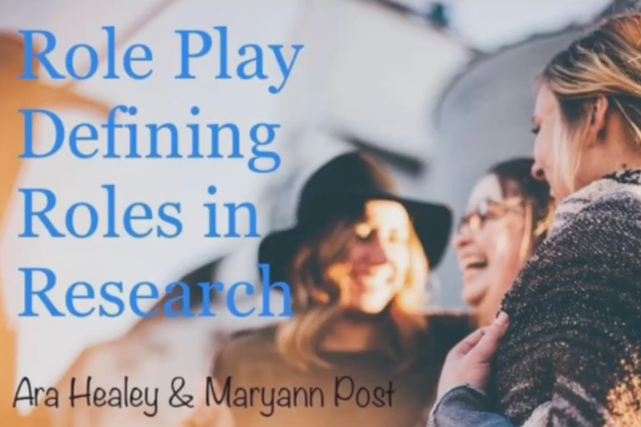 Revised Role Play Defining Roles in Research