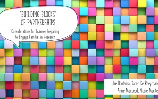 Building Blocks of Partnerships