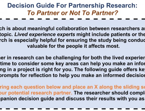 The Decision Guide For Partnership Research