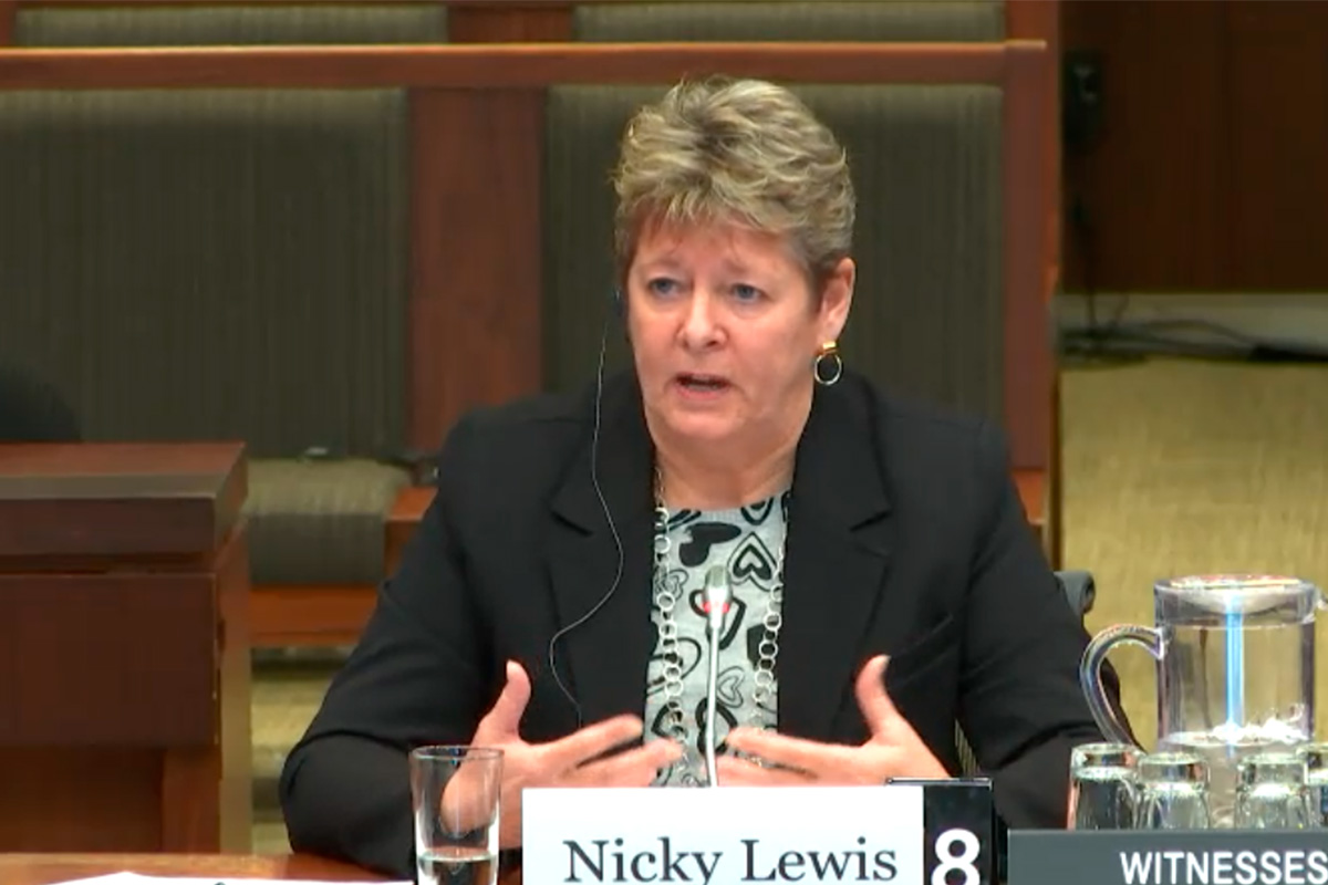 Nicola Lewis addresses the House of Commons Standing Committee on Science and Research (SRSR). Watch Nicola’s presentation.