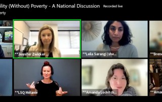 Childhood Disability (without) Poverty: A National Discussion