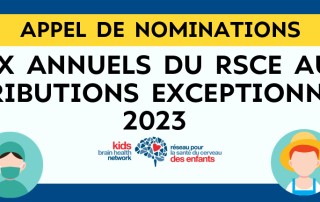 Appel de nominations - Prix annuels du RSCE aux contributions exceptionnelles - 2023