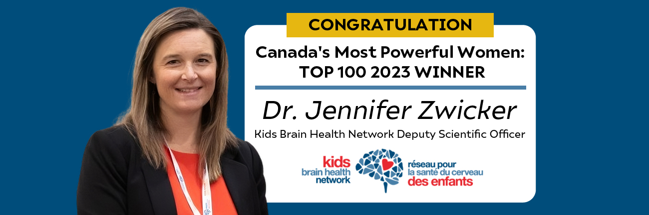 Dr Jennifer Zwicker named as one of Canada's Most Powerful Women Top 100 2023