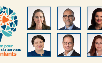 La Fondation pour la santé du cerveau des enfants (FSCE) accueille huit nouveaux membres dans son conseil d’administration dans le but de produire des résultats concrets et offrir ainsi un meilleur avenir aux enfants atteints de troubles du développement neurologique